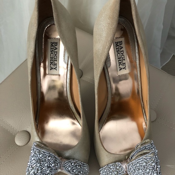 size 9.5 badgley mischka high heels - Picture 3 of 5